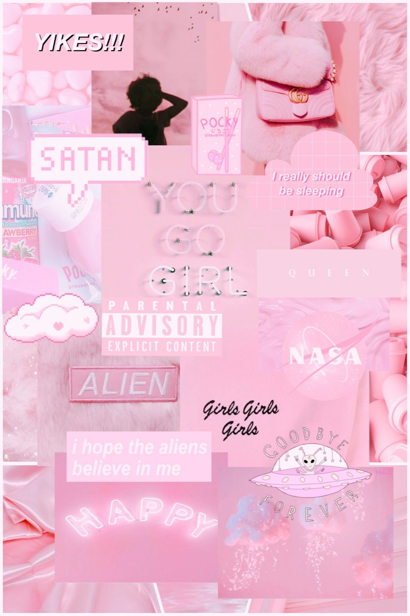 Girly Pink Aesthetic Wallpaper Free Girly Pink Aesthetic Background
