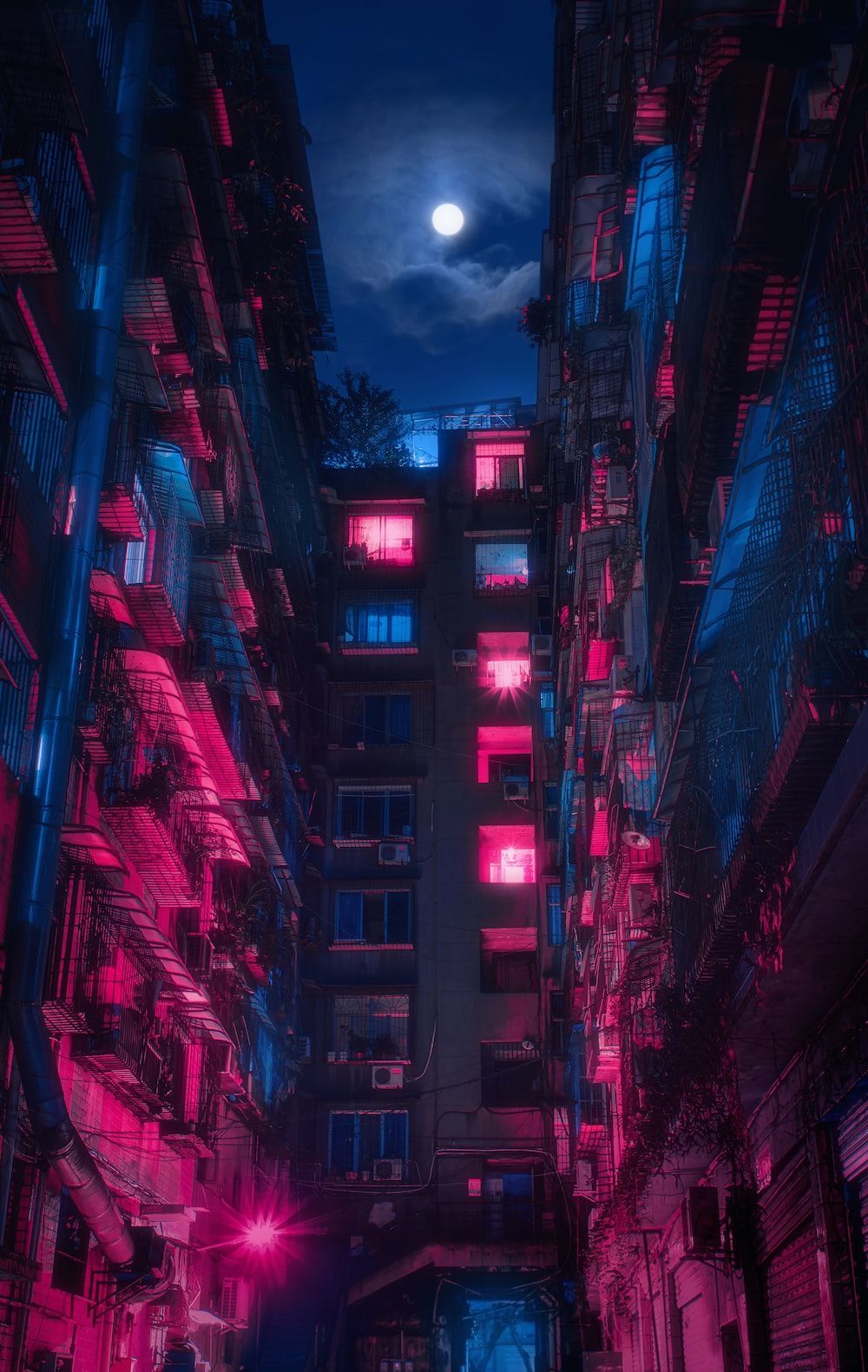 Cyberpunk Aesthetic Picture. Download Free Image