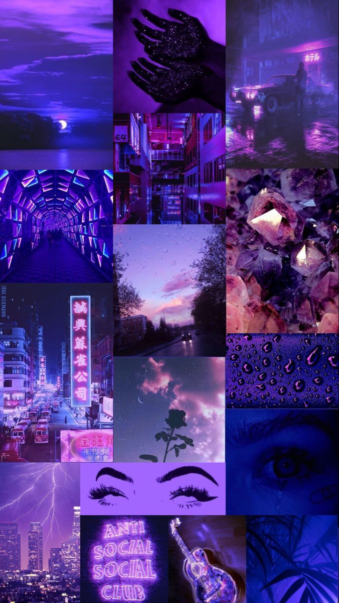 Aesthetic purple and blue mood board #aestheticedits #blue #purple. Blue aesthetic dark, Dark purple wallpaper, Purple wallpaper