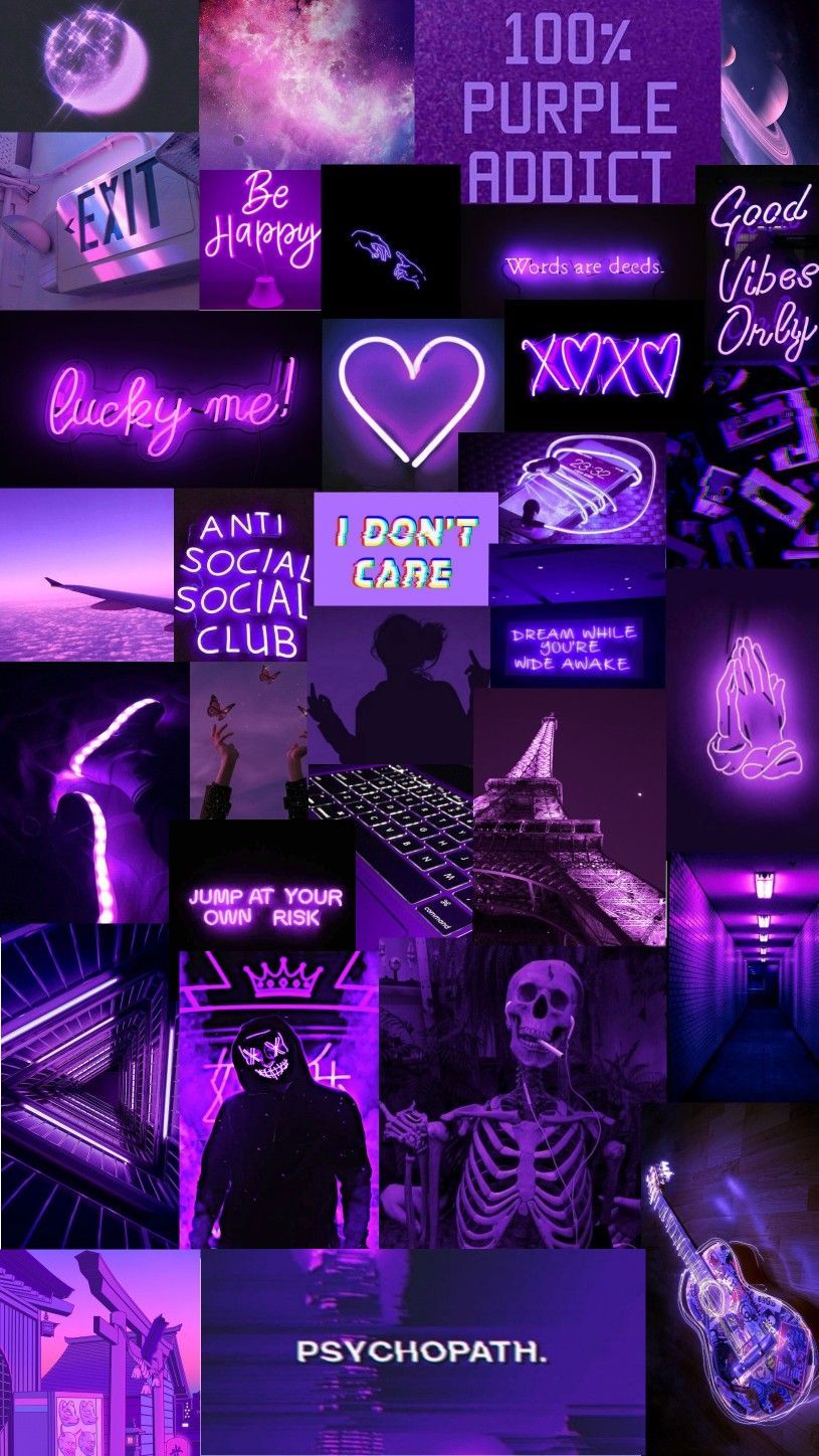 Purple aesthetic. Wallpaper iphone neon, iPhone wallpaper girly, Girl iphone wallpaper