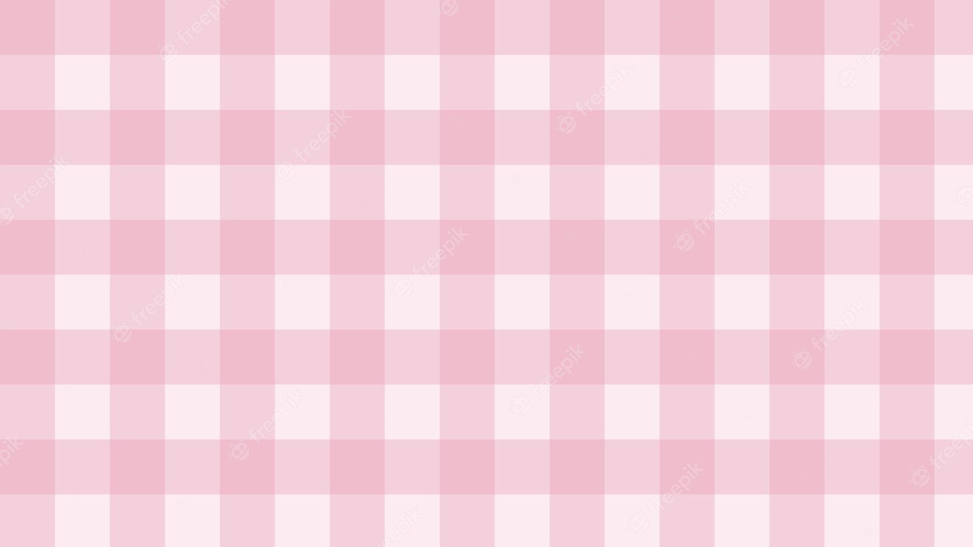 Pink and white checkered pattern - Cute pink, cute, pink, pastel pink, pastel minimalist, pastel, grid