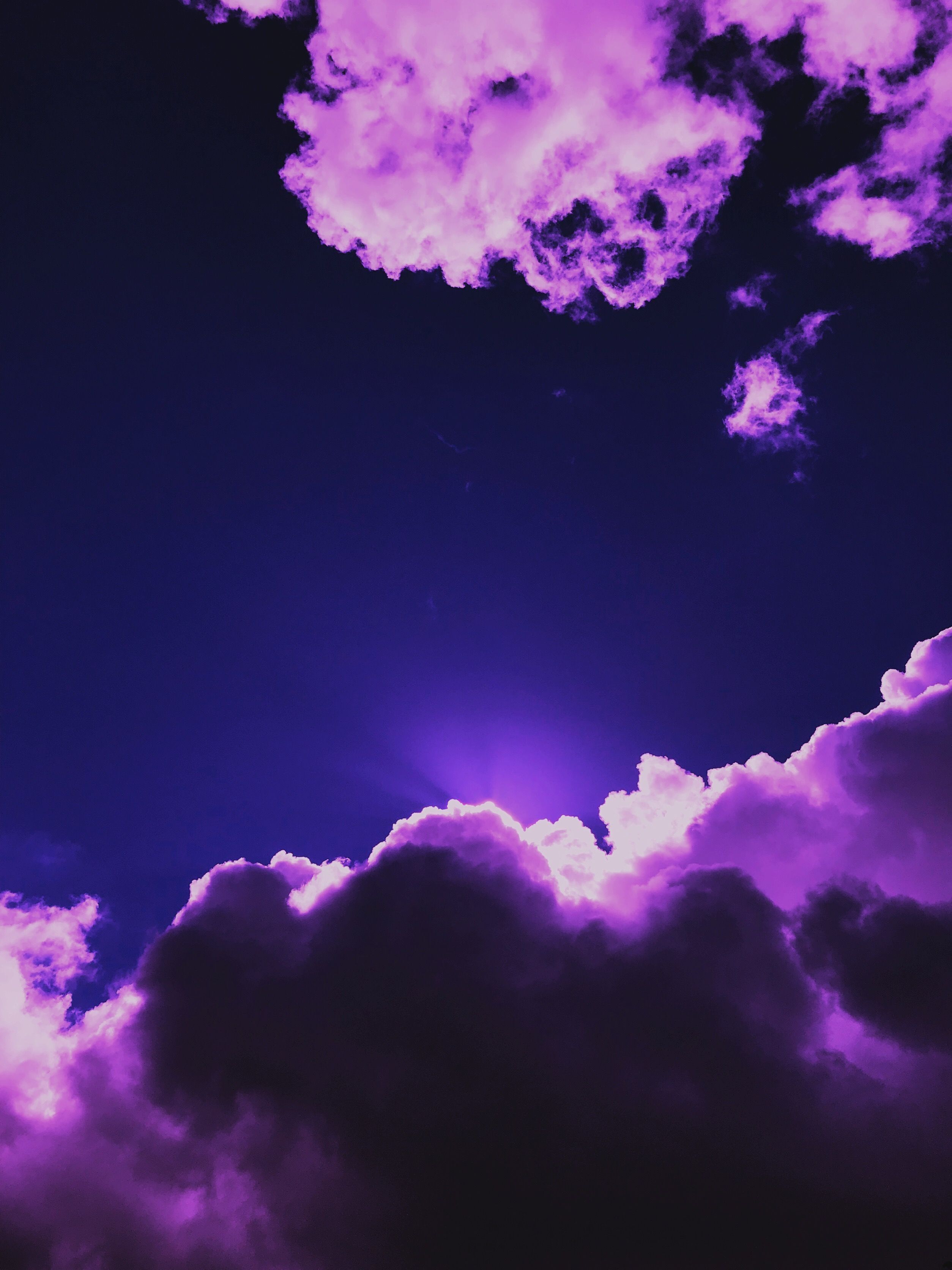 Purple aesthetic sky Wallpaper Download