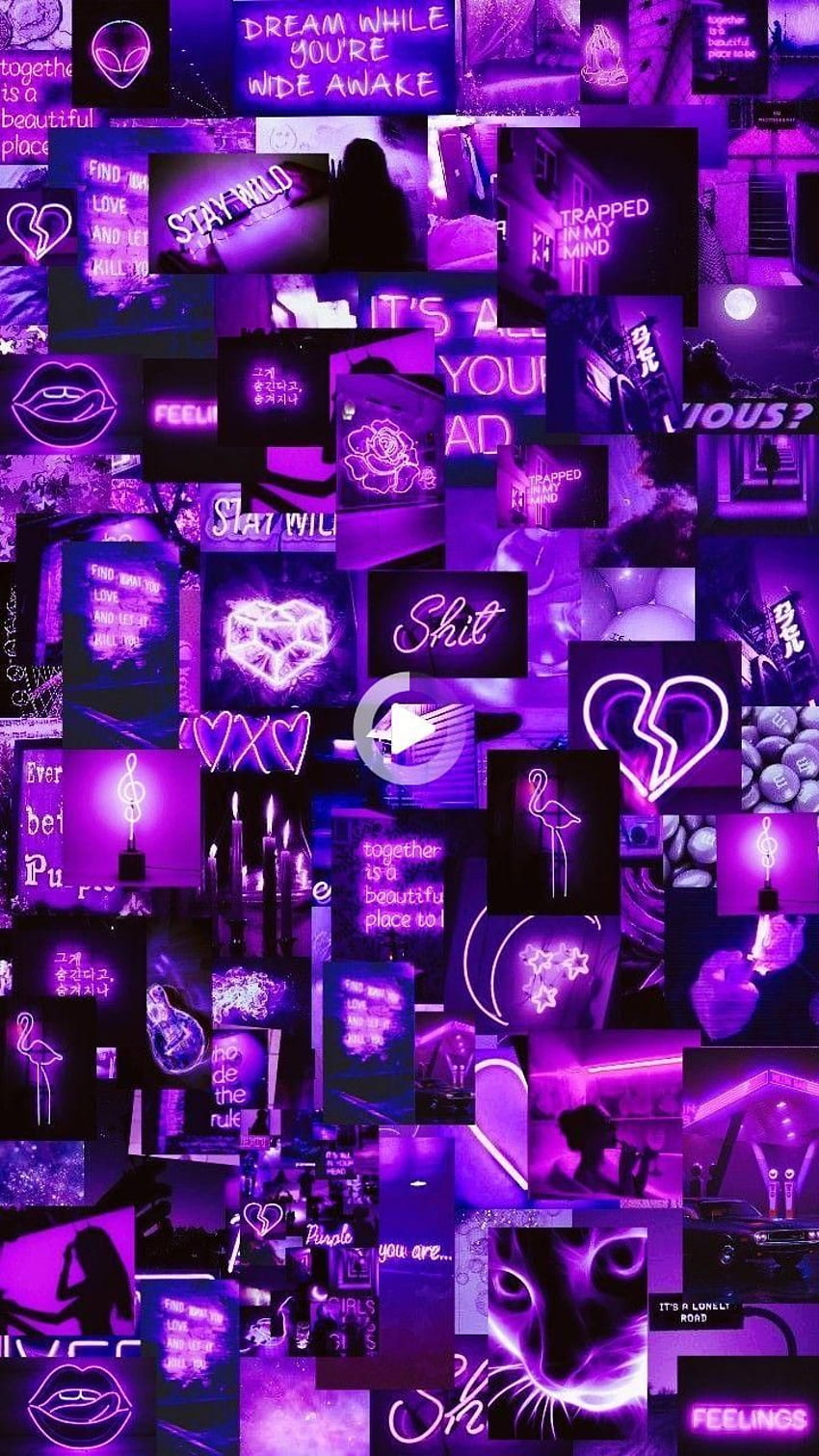 Loockscream Cores in 2021. Purple iphone, iphone neon, Purple, Aesthetic Retro Purple HD phone wallpaper