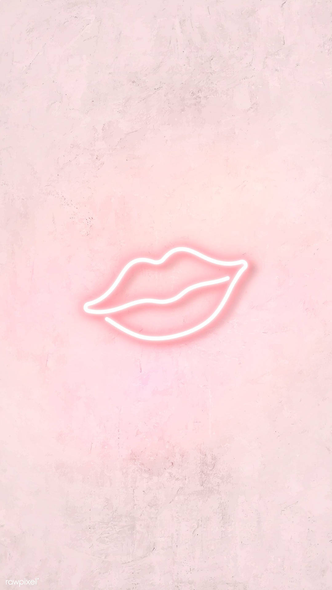 Download Light Pink Aesthetic Lips Wallpaper