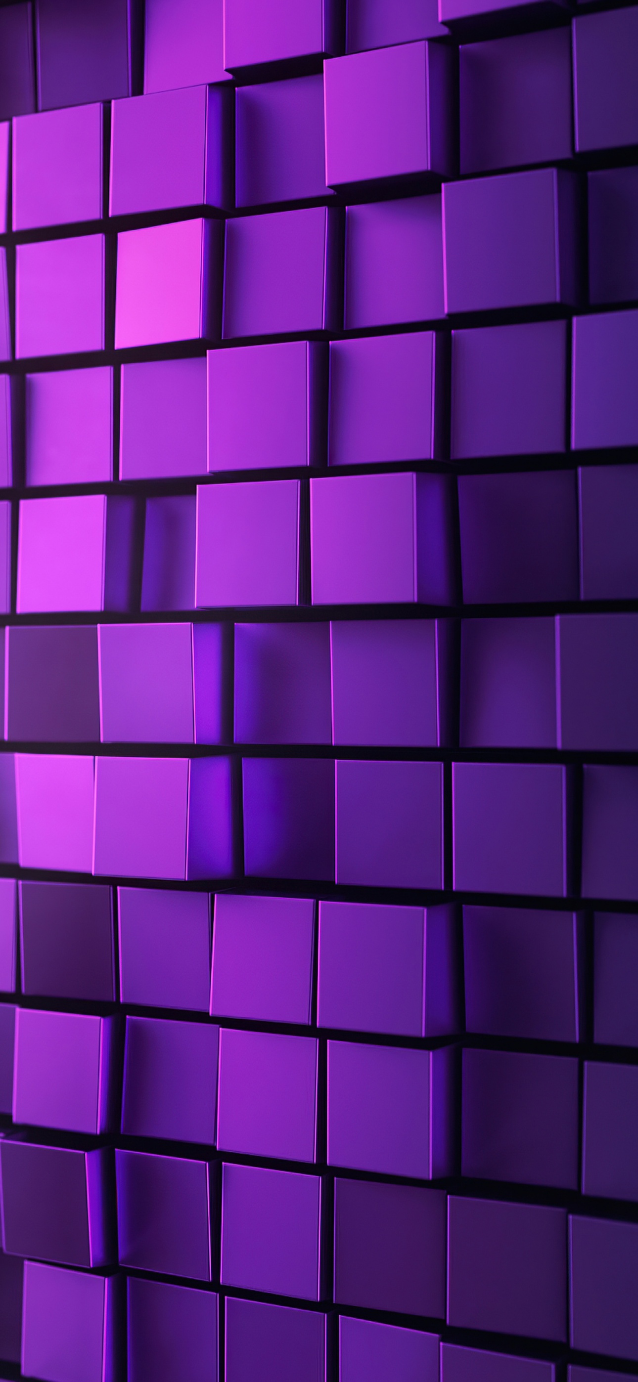 3D background Wallpaper 4K, Squares, Purple light, Abstract