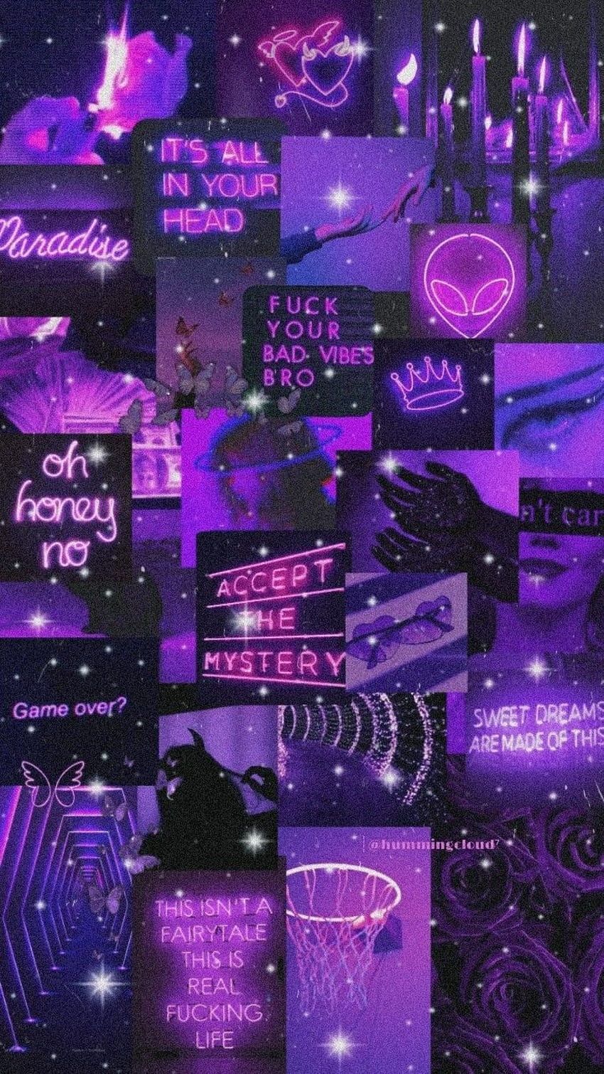 Dark purple aesthetic background HD wallpaper