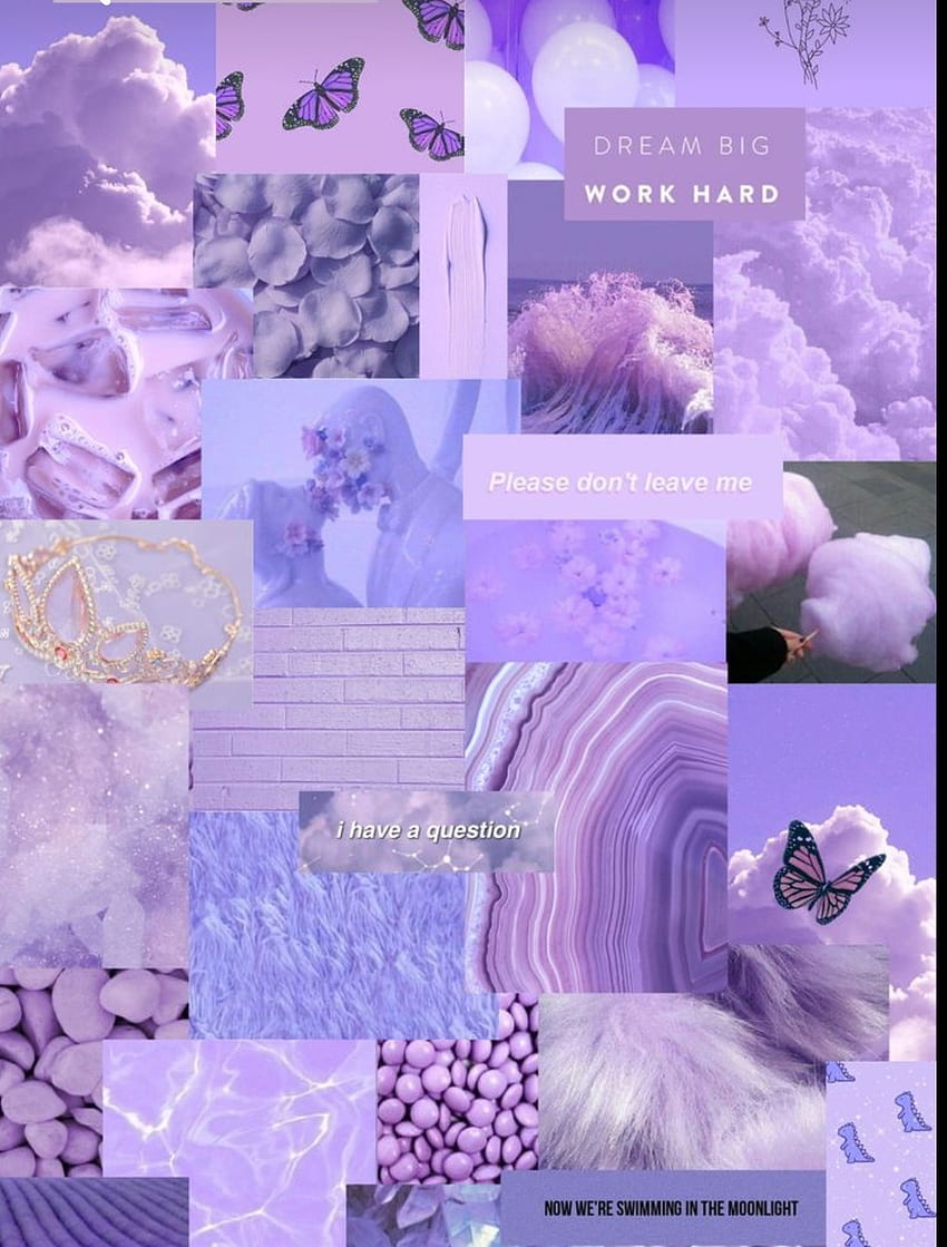 Purple collage, magenta, pink HD phone wallpaper