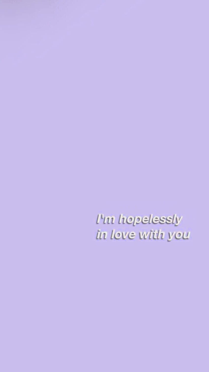 Cute Purple With Quotes, aesthetic purple cute HD phone wallpaper