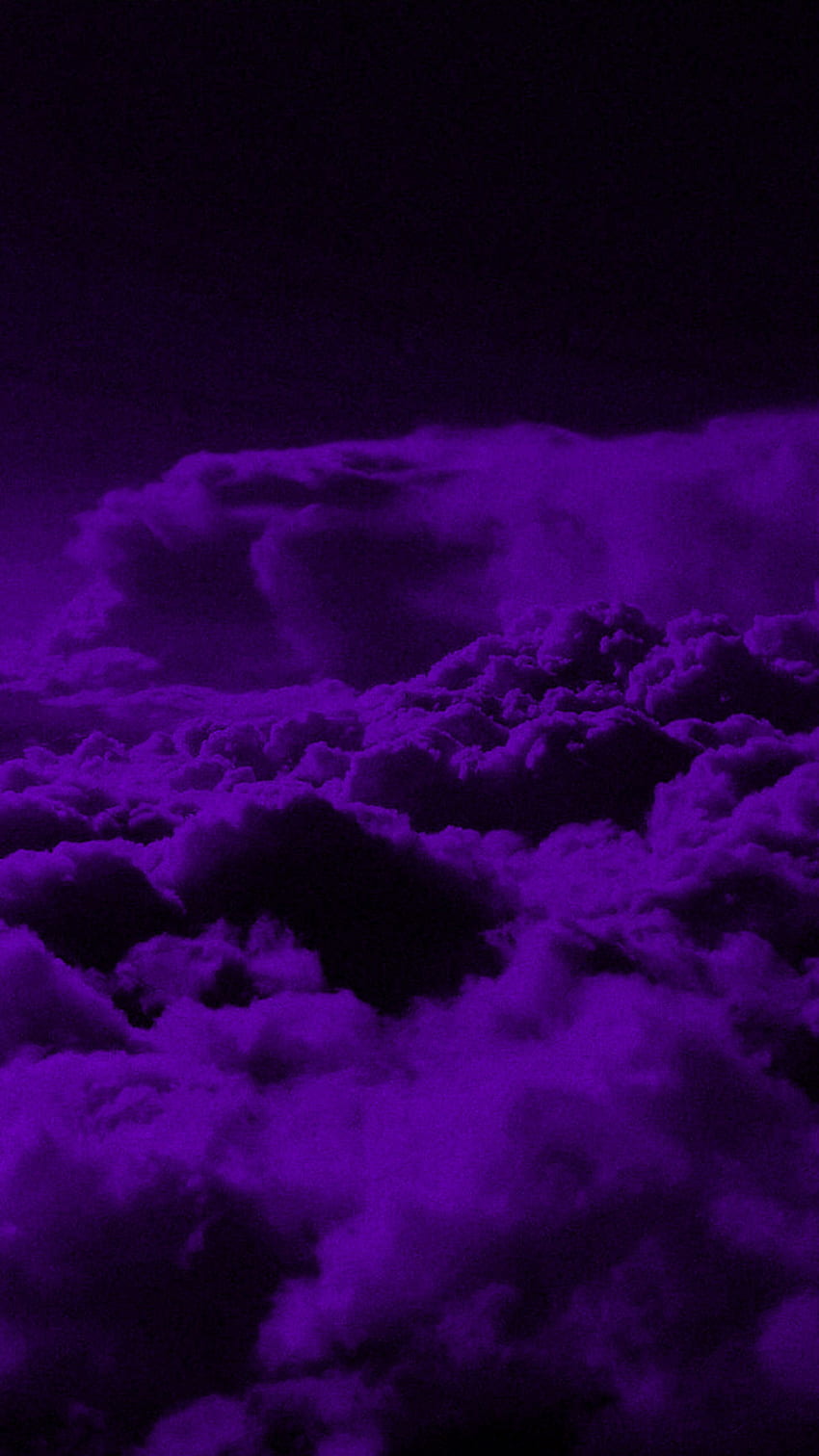Aesthetic dark purple HD wallpaper