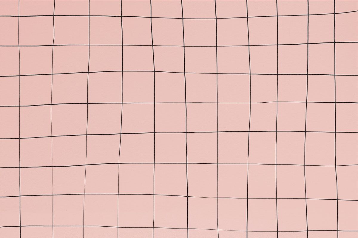 Distorted grid pattern on dull pink wallpaper. free image / Adj. Pink wallpaper laptop, Grid wallpaper, Pastel pink grid wallpaper