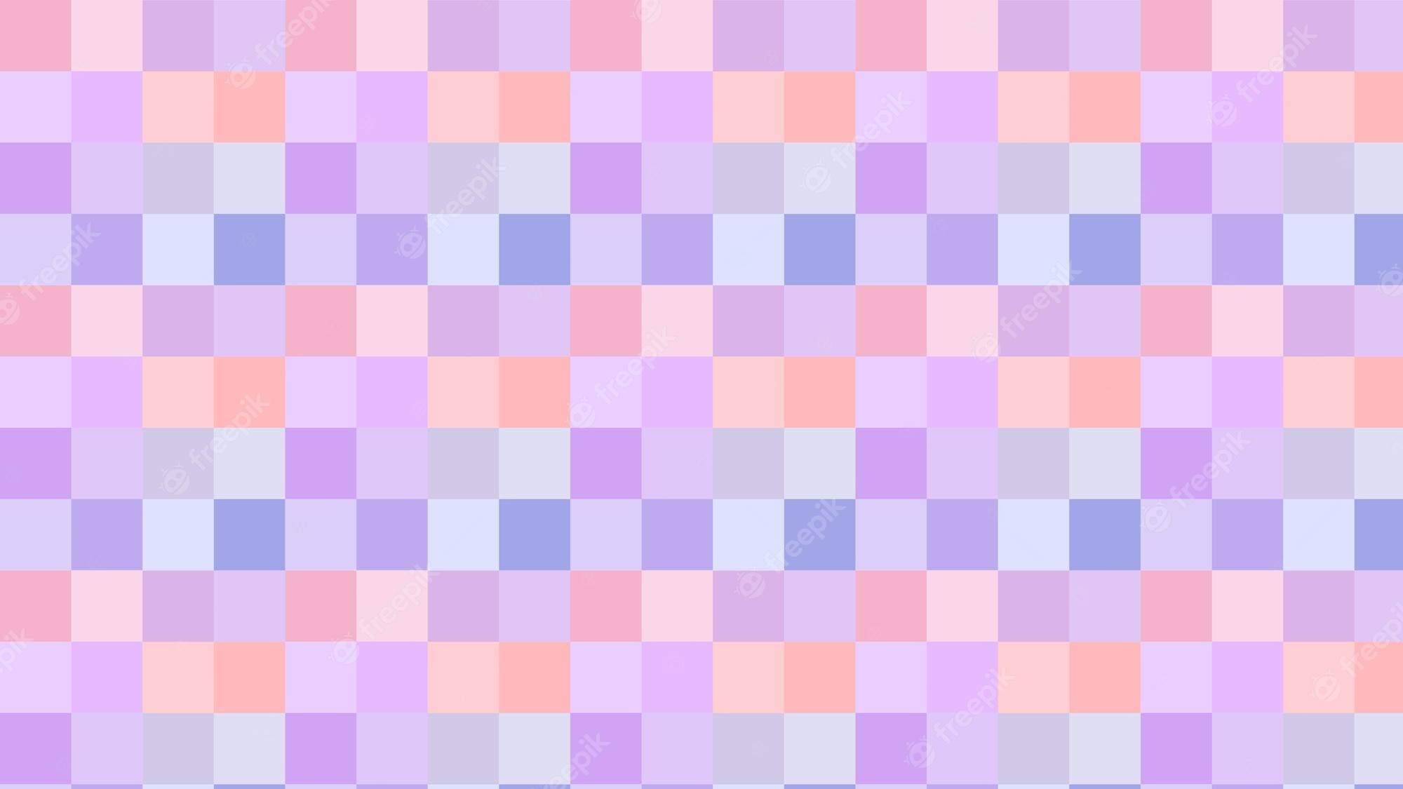 Premium Vector. Aesthetic cute pastel blue pink violet and purple checkers gingham plaid multicolor checkerboard background illustration perfect for backdrop background wallpaper cover