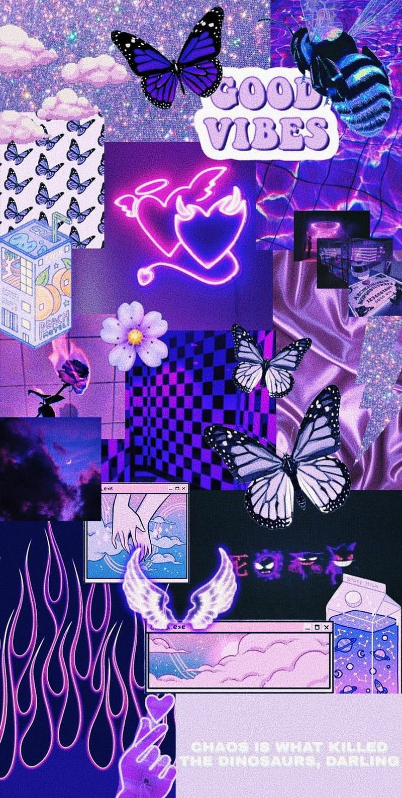 Purple Aesthetic, cool, HD phone wallpaper