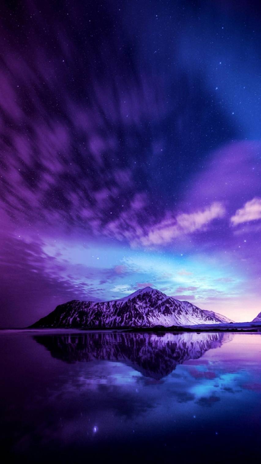 Purple Aesthetic Landscape Wallpaper and Background image Free Download