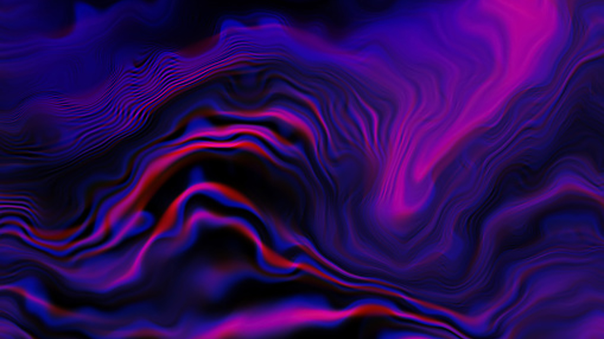 Pink Blue Neon Wave Lines Abstraction HD Abstract Wallpaper