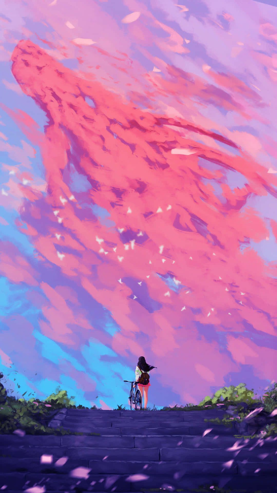 Free Pink Aesthetic Anime Phone Wallpaper Downloads, Pink Aesthetic Anime Phone Wallpaper for FREE