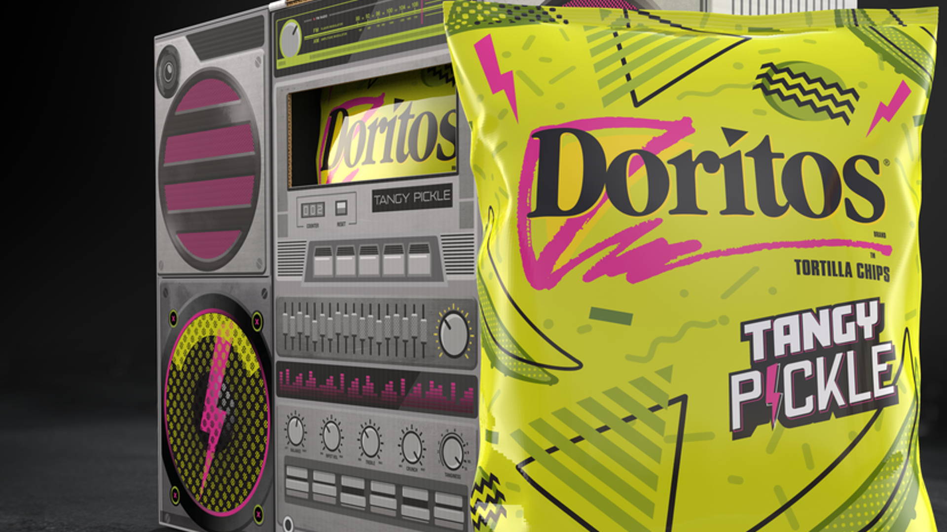 Doritos Is Bringing Back Tangy Pickle Chips For A Limited Time. Dieline, Branding & Packaging Inspiration