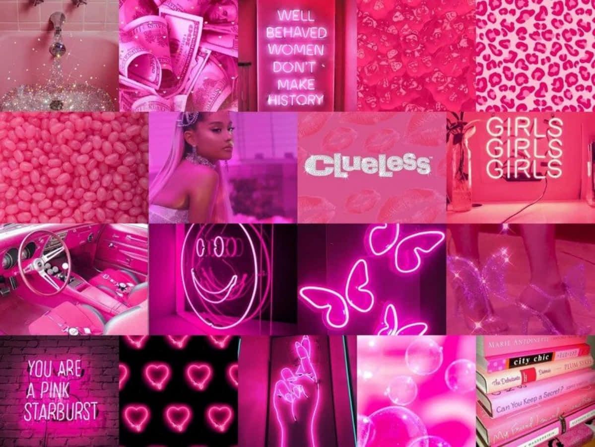 Neon Pink Aesthetic Picture