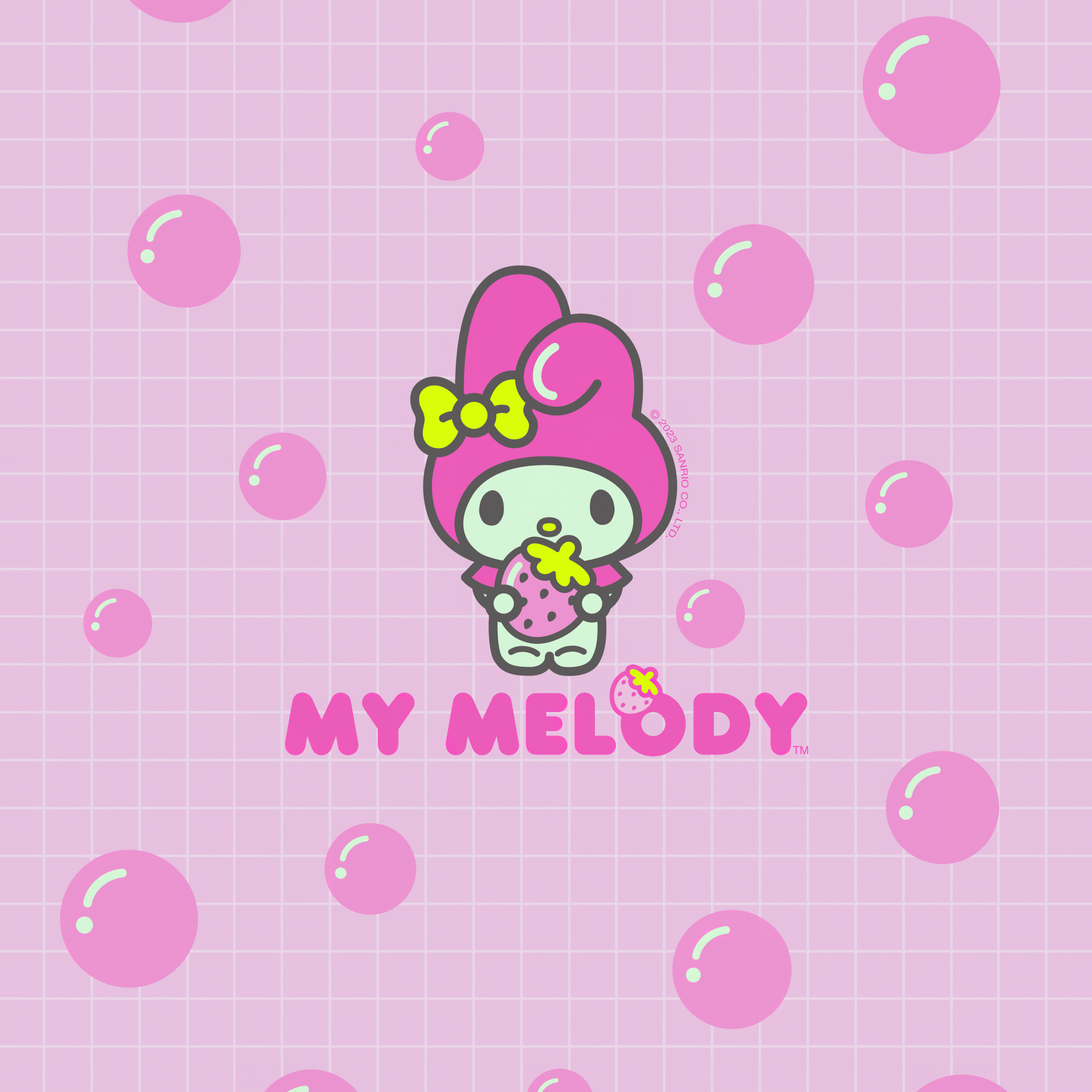 My Melody Wallpaper 4K, Cute cartoon, Pink, 5K