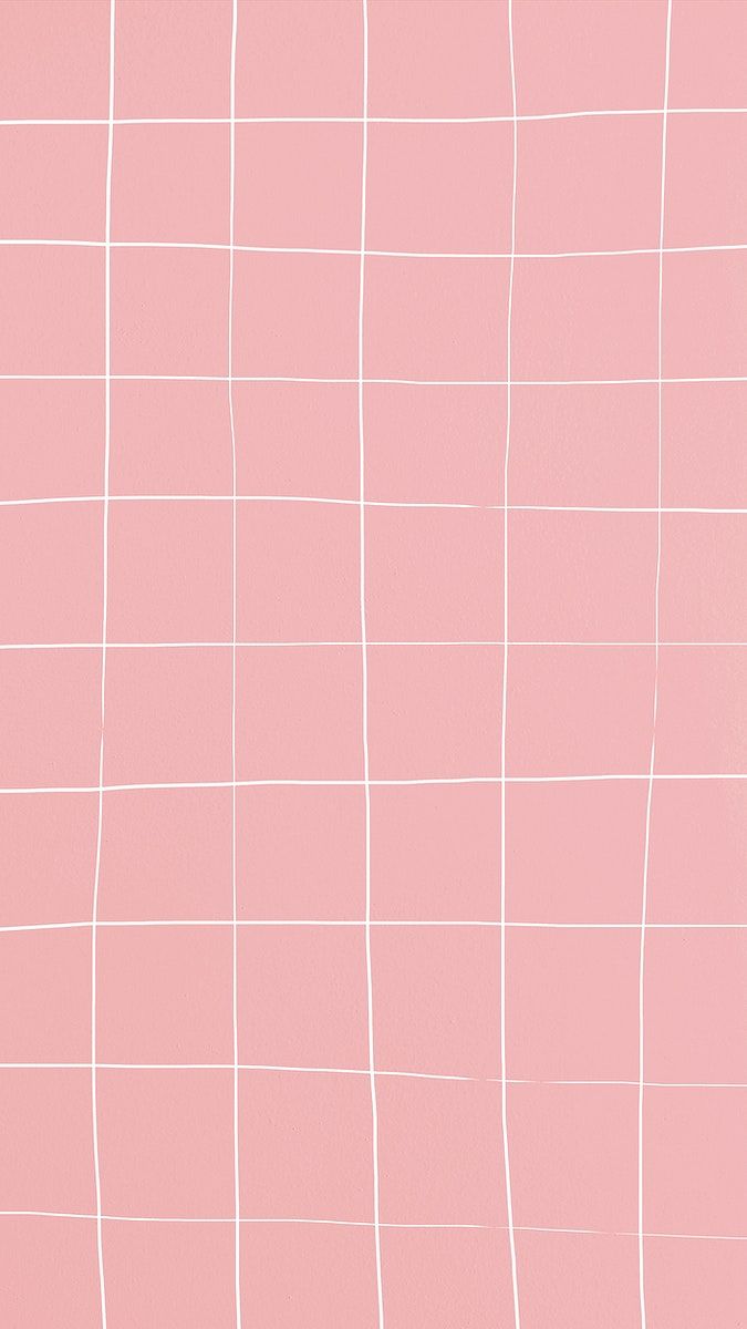 Pink grid background with white lines - Geometry, pink