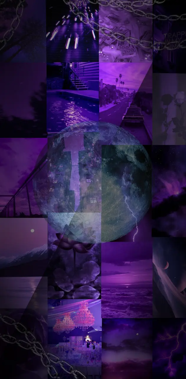 purple dark aesthetic wallpaper