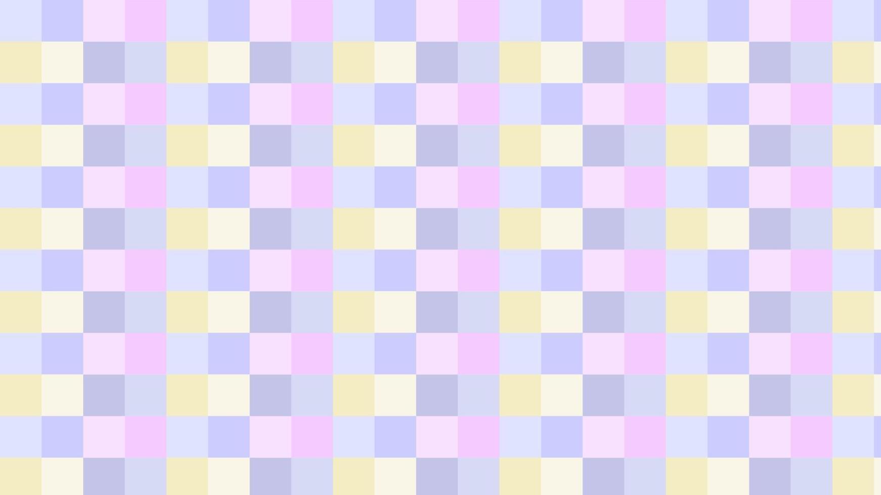 aesthetic cute pastel blue, pink, orange and purple checkers, gingham, plaid, multicolor checkerboard background illustration, perfect for backdrop, background, wallpaper, cover