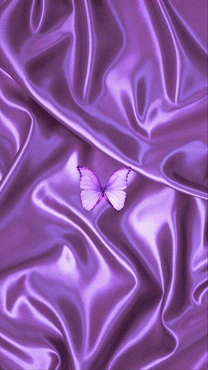 Purple butterfly wallpaper aesthetic for your phone or desktop. - Silk, purple, butterfly