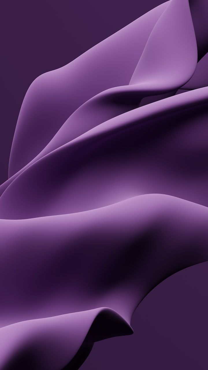 A purple abstract wallpaper for your phone - Silk, purple, 3D