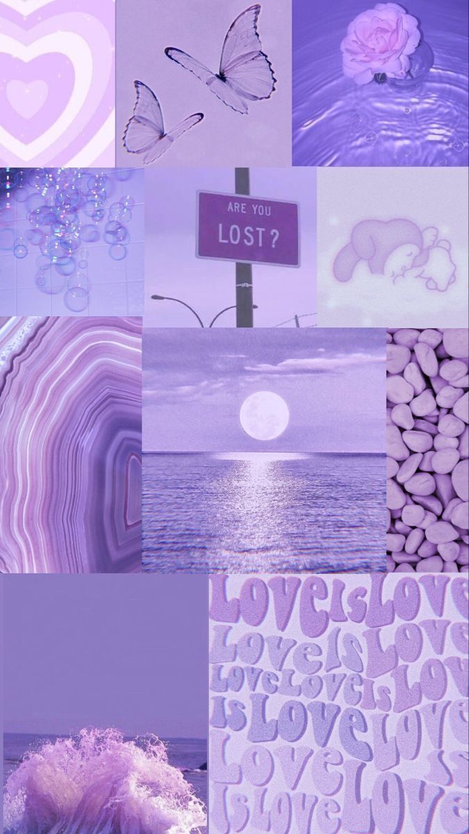 Aesthetic purple background for phone. - Purple, lavender, pastel purple