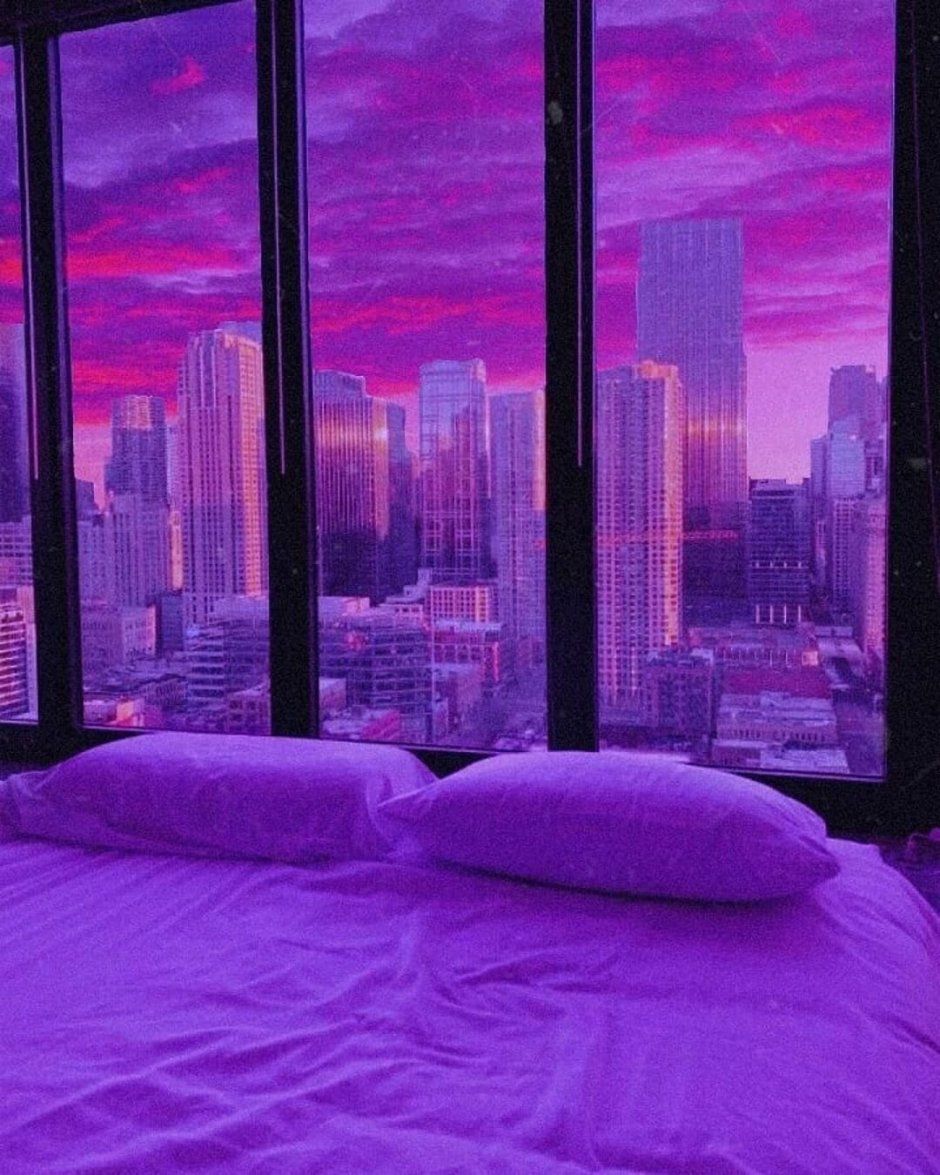 Light purple aesthetic room