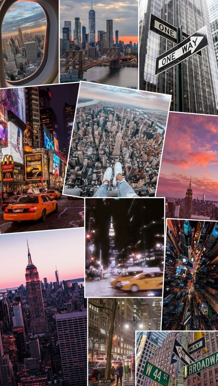 New York Collage. New york wallpaper, Travel collage, New york life. New york wallpaper, New york city travel, Nyc aesthetic wallpaper
