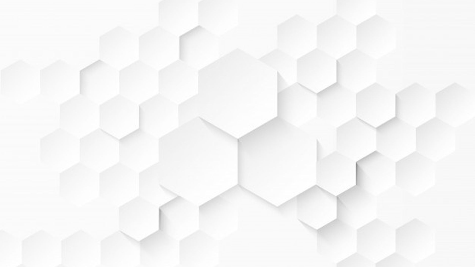White Hexagon Geometric Shapes HD White Aesthetic Wallpaper