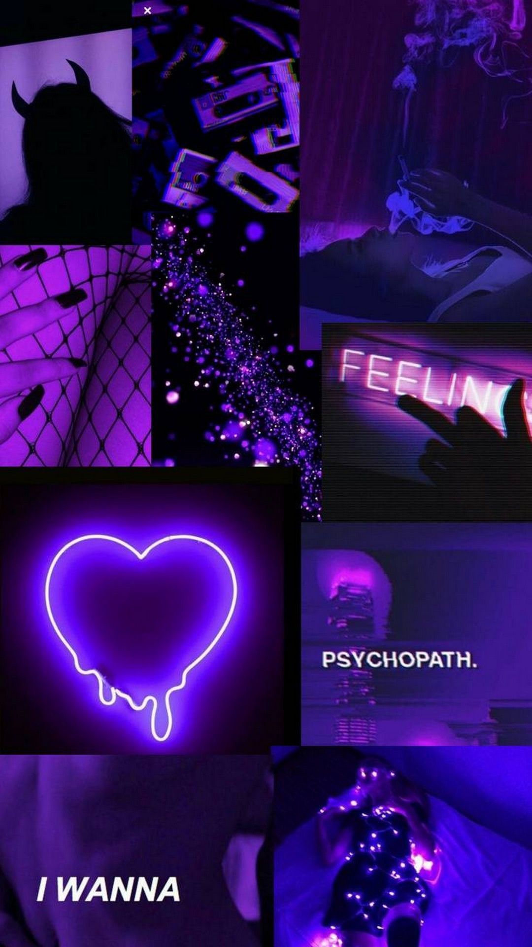 I wanna be a goth - Cute purple, purple